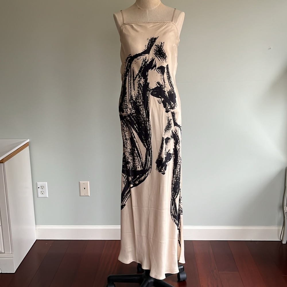 Anthropology CONDITIONS APPLY CHLOE MAXI SLIP DRESS - Picture 4 of 13